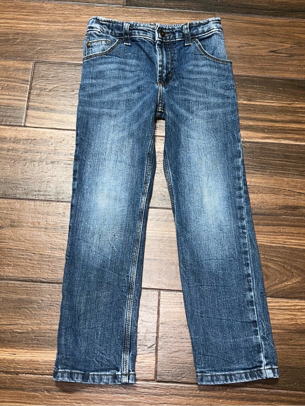 Wrangler Boys Regular Fit Jeans 7 Regular Medium Wash